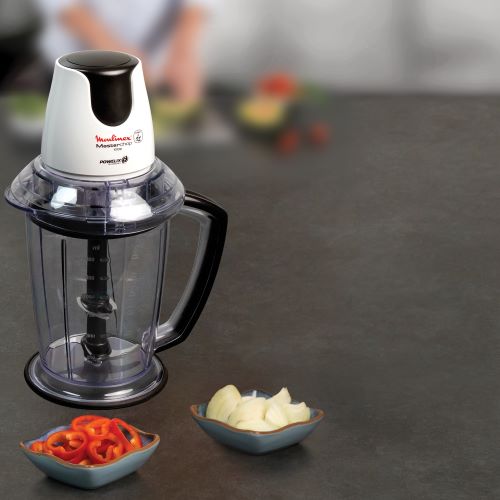 Moulinex Masterchop Extra Chopper, 1000 Watt, 1.5 Liter, 6 blades, White - DJ4791EG Moulinex Masterchop Extra Chopper, 1000 Watt, 1.5 Liter, 6 blades, White - DJ4791EG